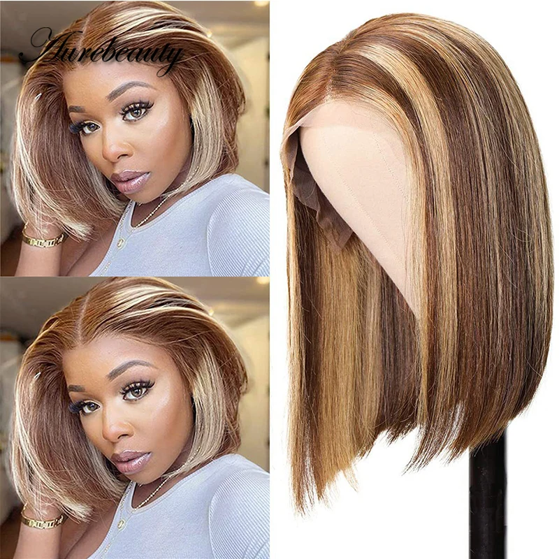 Colored Ombre Honey Ash Blonde Brown Short Bob Wigs Tpart Lace Front Wig Straight 613 Red Frontal Glueless Lolita Hair For Women
Colored Ombre Honey Ash Blonde Brown Short Bob Wigs Tpart Lace Front Wig Straight 613 Red Frontal Glueless Lolita Hair For Women
