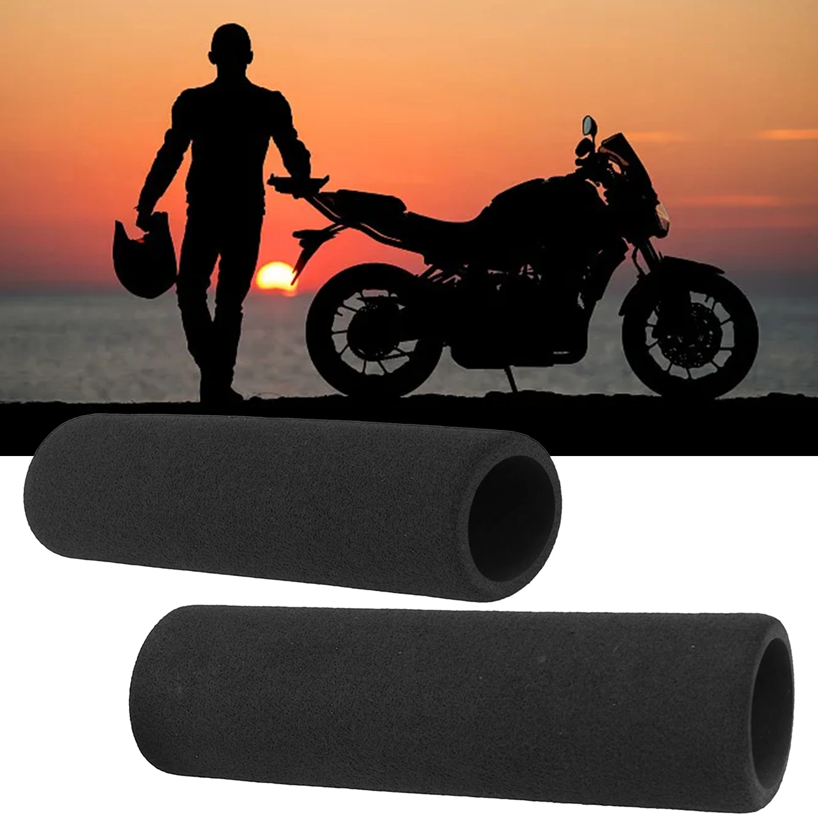 2pcs Motorcycle Hand Protector Handlebar End Anti Vibration Handle Bar Foam Comfort Anti Vibration Handle Grips
2pcs Motorcycle Hand Protector Handlebar End Anti Vibration Handle Bar Foam Comfort Anti Vibration Handle Grips