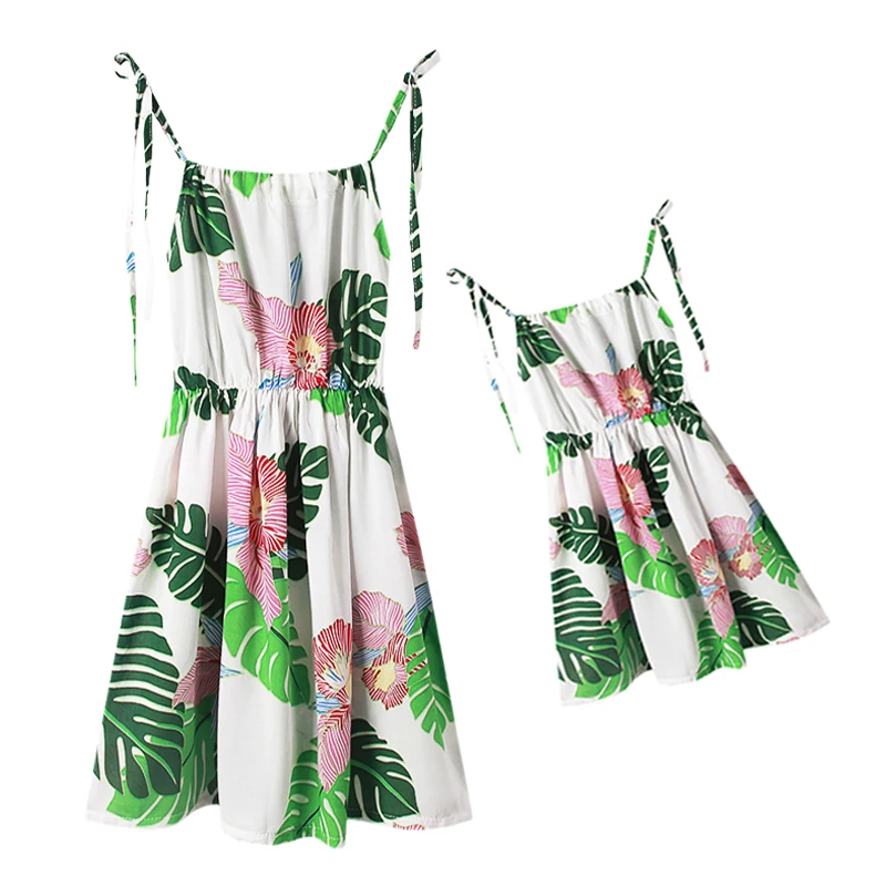 Summer Family Matching Clothes Fashion Rainforest Print Mom and Daughter Dresses 2022 Baby Girls and Mother Beach Dress
Summer Family Matching Clothes Fashion Rainforest Print Mom and Daughter Dresses 2022 Baby Girls and Mother Beach Dress
