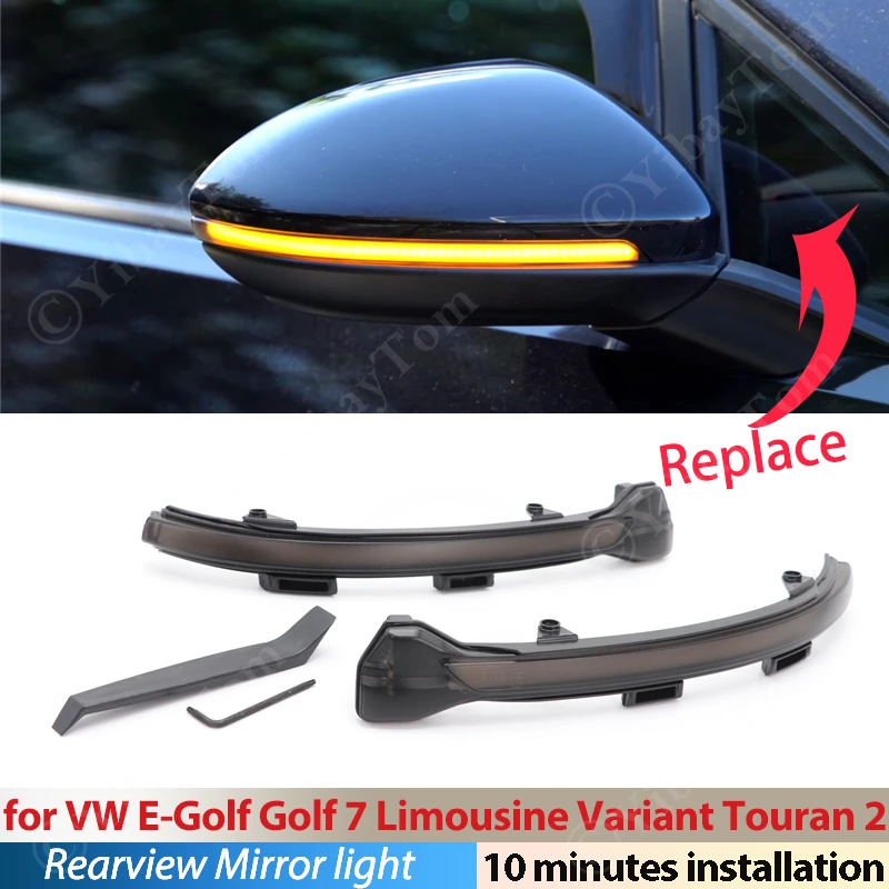 For VW E-Golf Golf 7 Limousine Variant Sportsvan Touran 2 LED Dynamic Turn Signal Blinker Sequential Side Mirror Indicator Light
For VW E-Golf Golf 7 Limousine Variant Sportsvan Touran 2 LED Dynamic Turn Signal Blinker Sequential Side Mirror Indicator Light