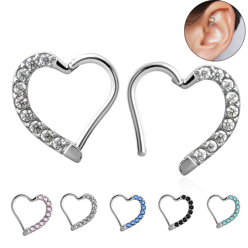 2Pcs Top 100% Steel Moon Shaped Hinged Segment Hoop Nose Ring Nipple Clicker Ear Cartilage Tragus Helix Lip Piercing Jewelry
2Pcs Top 100% Steel Moon Shaped Hinged Segment Hoop Nose Ring Nipple Clicker Ear Cartilage Tragus Helix Lip Piercing Jewelry