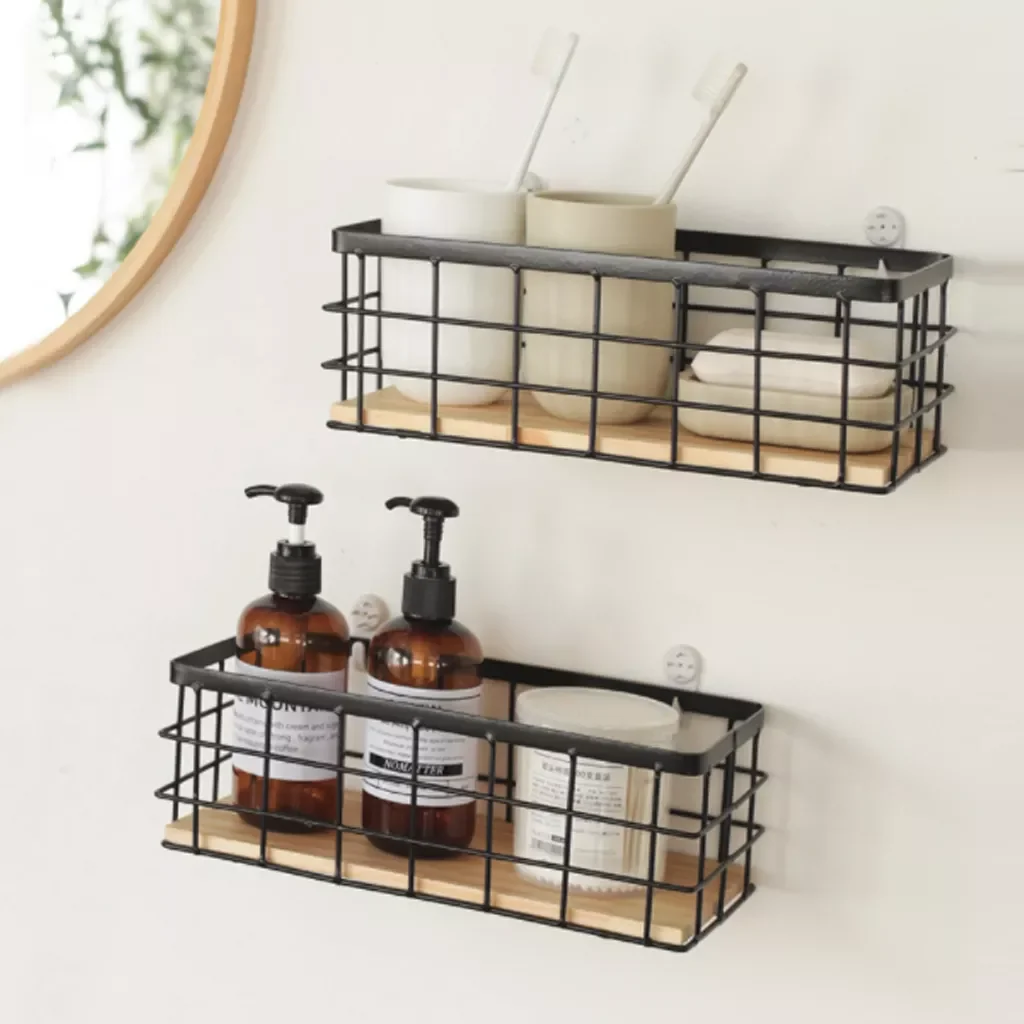 2022 Wall Shelf Wtih Wood Board Hanging Storage Basket Bottle Jars Organizer Holder Storage Rack Home Decoration Shelves
2022 Wall Shelf Wtih Wood Board Hanging Storage Basket Bottle Jars Organizer Holder Storage Rack Home Decoration Shelves