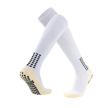 1 Pairs New Long Football Socks Men Women Soccer Sports Socks Non-slip Anti-friction Silicone Bottom High Tube Athletic Socks