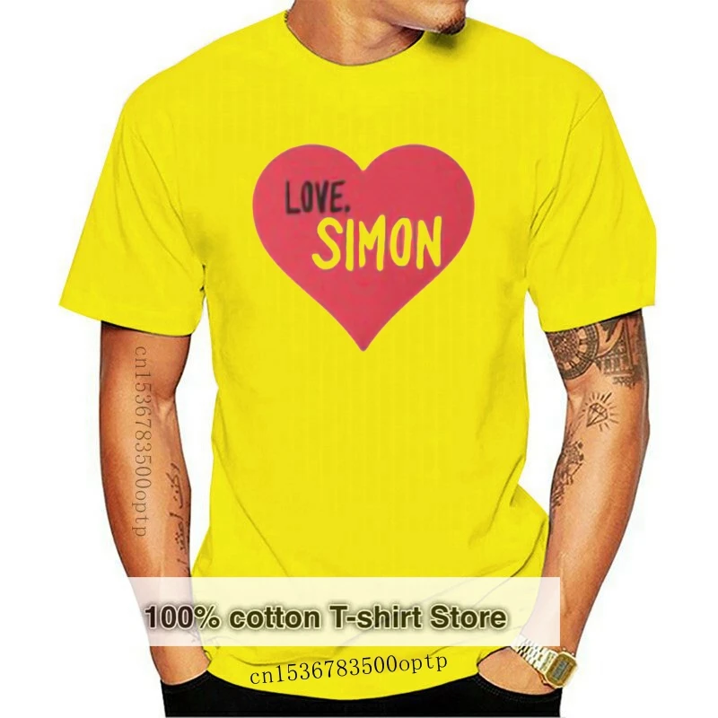 Fashion Cool Men T shirt Women Funny tshirt Love Simon Heart Customized Printed T-Shirt 
Fashion Cool Men T shirt Women Funny tshirt Love Simon Heart Customized Printed T-Shirt
