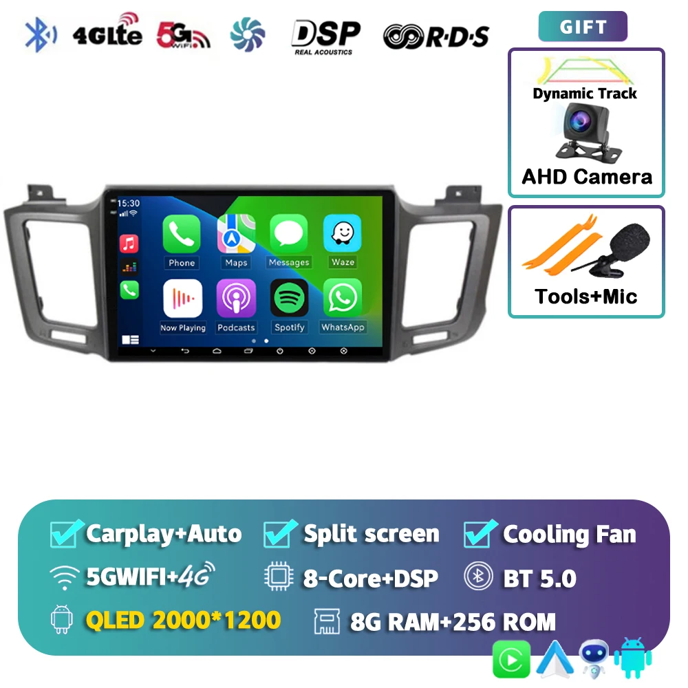 Android 15 для Toyota RAV4 4 XA40 5 XA50 2012-2018 2K QLED стерео автомобильный радиоприемник мультимедийный видеоплеер навигация AI Voice CarPlay
Android 15 для Toyota RAV4 4 XA40 5 XA50 2012-2018 2K QLED стерео автомобильный радиоприемник мультимедийный видеоплеер навигация AI Voice CarPlay