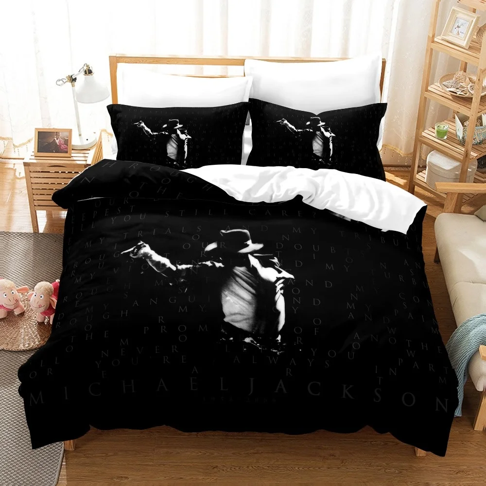 Homesky Famous Michael Jackson Pattern Bedding Set 2/3pcs Full Twin Size Comforter Cover With Pillowcase Boys Girls Quilt Covers
Homesky Famous Michael Jackson Pattern Bedding Set 2/3pcs Full Twin Size Comforter Cover With Pillowcase Boys Girls Quilt Covers
