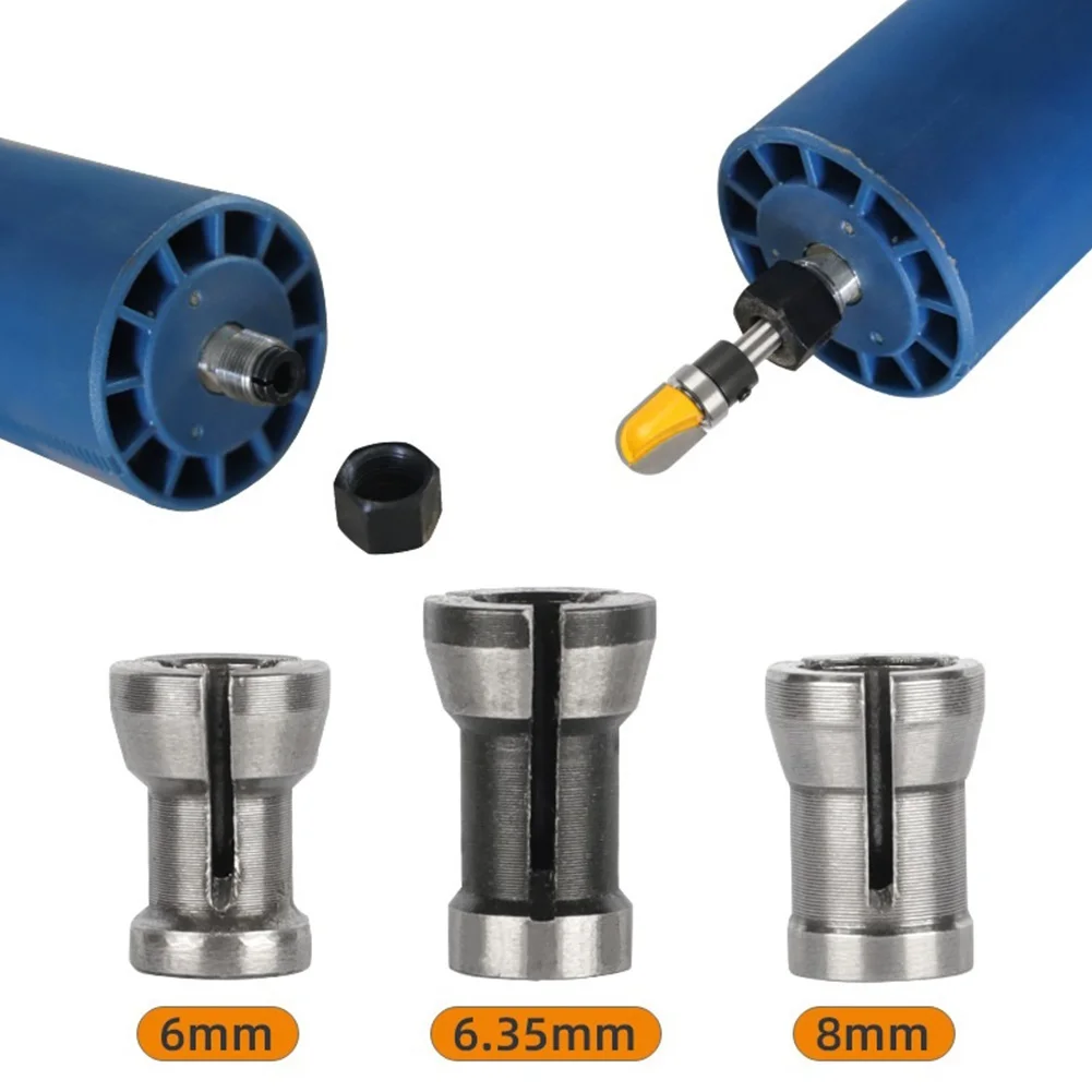 1pc/3pcs Carbon Steel Collets 6.35mm 8mm 6mm Collet Engraving Chuck Trimming Machine Electric Router Milling Cutter Accessories
1pc/3pcs Carbon Steel Collets 6.35mm 8mm 6mm Collet Engraving Chuck Trimming Machine Electric Router Milling Cutter Accessories