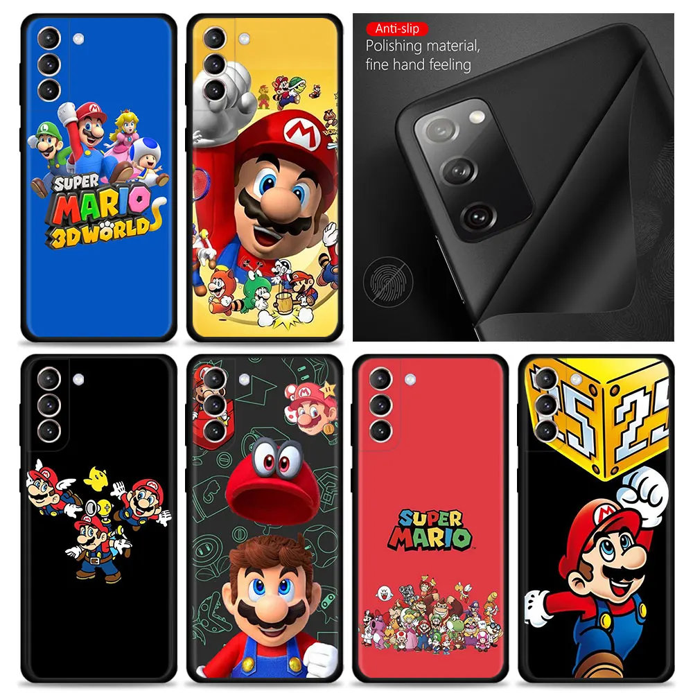Case For Samsung Galaxy S20 S21 FE S22 Ultra S10 S9 Plus S10e S8 for Samsung Note 20 Ultra 10Plus S22Plus Coque Super Mario Game
Case For Samsung Galaxy S20 S21 FE S22 Ultra S10 S9 Plus S10e S8 for Samsung Note 20 Ultra 10Plus S22Plus Coque Super Mario Game