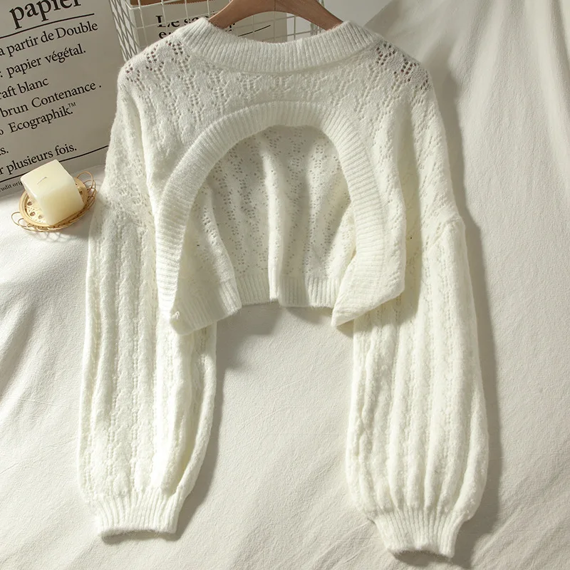 2021 Spring Fall Vintage Long Sleeve Female O Neck Pullovers Women Hollow Out Sweaters New Korean Chic Solid Streetwear Casual
2021 Spring Fall Vintage Long Sleeve Female O Neck Pullovers Women Hollow Out Sweaters New Korean Chic Solid Streetwear Casual