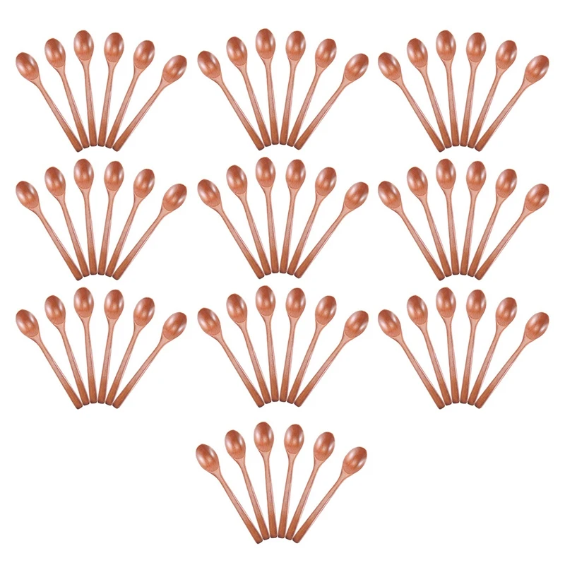 Wooden Spoons, 60 Pieces Wood Soup Spoons For Eating Mixing Stirring, Long Handle Spoon Kitchen Utensil
Wooden Spoons, 60 Pieces Wood Soup Spoons For Eating Mixing Stirring, Long Handle Spoon Kitchen Utensil