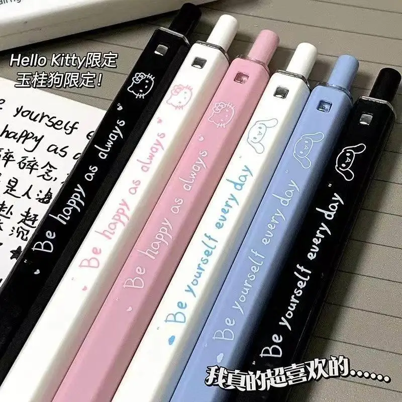 Ins Creative Sanrio Gel Pen Hello Kitty Cinnamoroll Square Pen Black White Blue Pink Color Appearance 0.5Mm Black Pen Press Pen
Ins Creative Sanrio Gel Pen Hello Kitty Cinnamoroll Square Pen Black White Blue Pink Color Appearance 0.5Mm Black Pen Press Pen