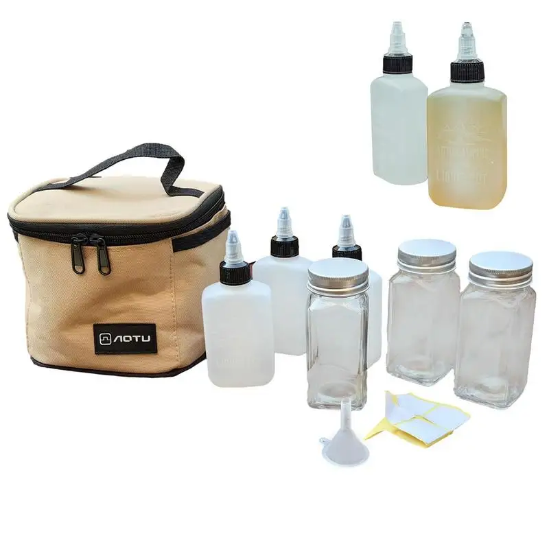 Camping Seasoning Jar Portable Outdoor Kitchen Barbecue Cruets Spice Set Seasoning Can Bottles Set Camping Supplies
Camping Seasoning Jar Portable Outdoor Kitchen Barbecue Cruets Spice Set Seasoning Can Bottles Set Camping Supplies