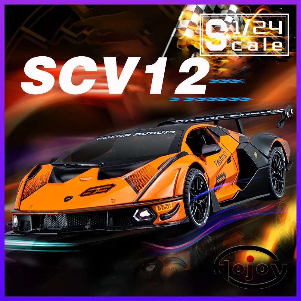 Масштаб 1/24 Lambo SCV12 Суперкар Металл Литой сплав Игрушки Автомобили Модель Для Мальчиков Дети Дети Подарочные игрушки Транспортные средства Коллекция хобби 
Масштаб 1/24 Lambo SCV12 Суперкар Металл Литой сплав Игрушки Автомобили Модель Для Мальчиков Дети Дети Подарочные игрушки Транспортные средства Коллекция хобби
