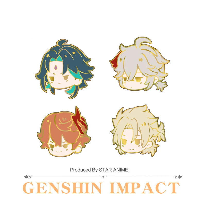 Anime Genshin Impact Kaedehara Kazuha Albedo Xiao Tartaglia Q Versions Metal Badge Button Brooch Pins Collection Souvenir Gifts
Anime Genshin Impact Kaedehara Kazuha Albedo Xiao Tartaglia Q Versions Metal Badge Button Brooch Pins Collection Souvenir Gifts