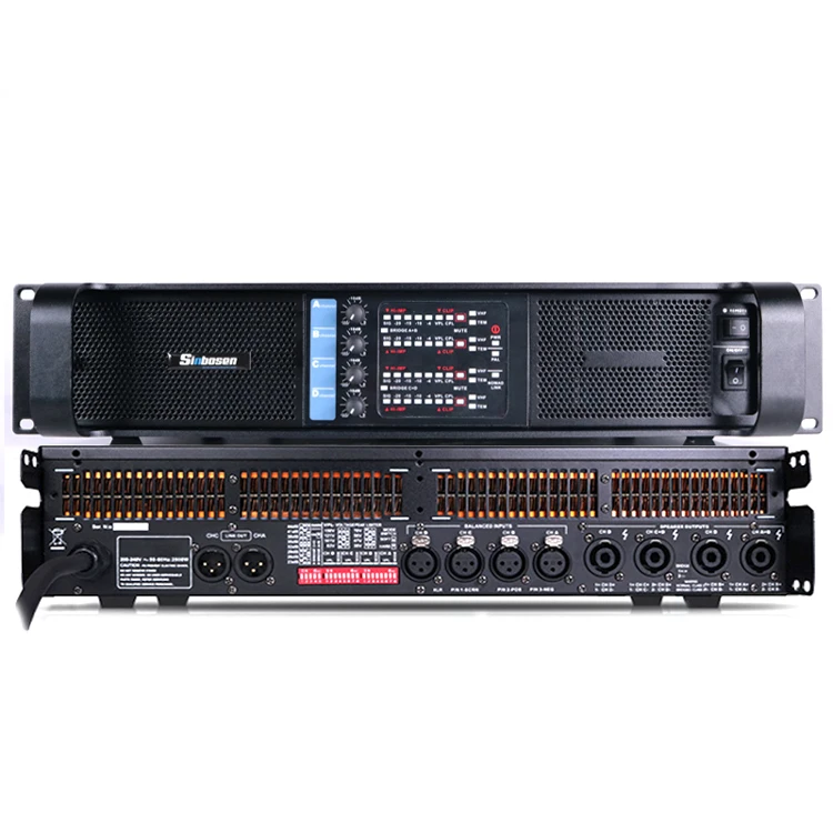 Sinbosen DS-10Q power amplifier 15 inch speaker 4 channels 2000w professional sound audio amplifier module
Sinbosen DS-10Q power amplifier 15 inch speaker 4 channels 2000w professional sound audio amplifier module