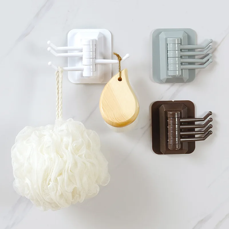 Bathroom Wall Rack Without Punching Without Trace Sticky Hook 4 Even Rotating Hook Force Sticky Towel Rack House Accessories
Bathroom Wall Rack Without Punching Without Trace Sticky Hook 4 Even Rotating Hook Force Sticky Towel Rack House Accessories