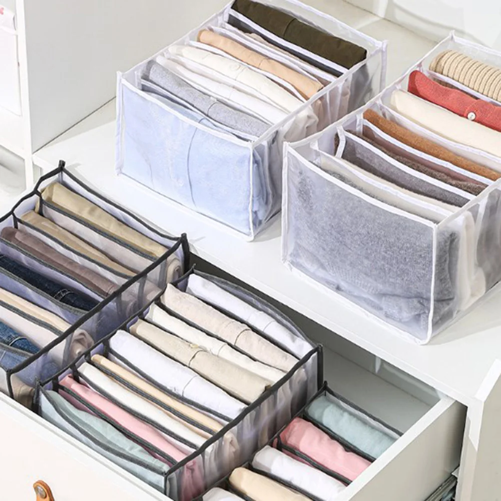 Pant Storage Bag Wardrobe Drawer Type Compartment Storage Box Household Gauze Jeans Storage Box Socks Storage
Pant Storage Bag Wardrobe Drawer Type Compartment Storage Box Household Gauze Jeans Storage Box Socks Storage