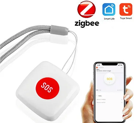 Tuya Zigbee Button SOS,Personal Security Wifi Push Button Sensor Elderly Alarm Remote Smart Life App,For Panic Button Alarm
Tuya Zigbee Button SOS,Personal Security Wifi Push Button Sensor Elderly Alarm Remote Smart Life App,For Panic Button Alarm