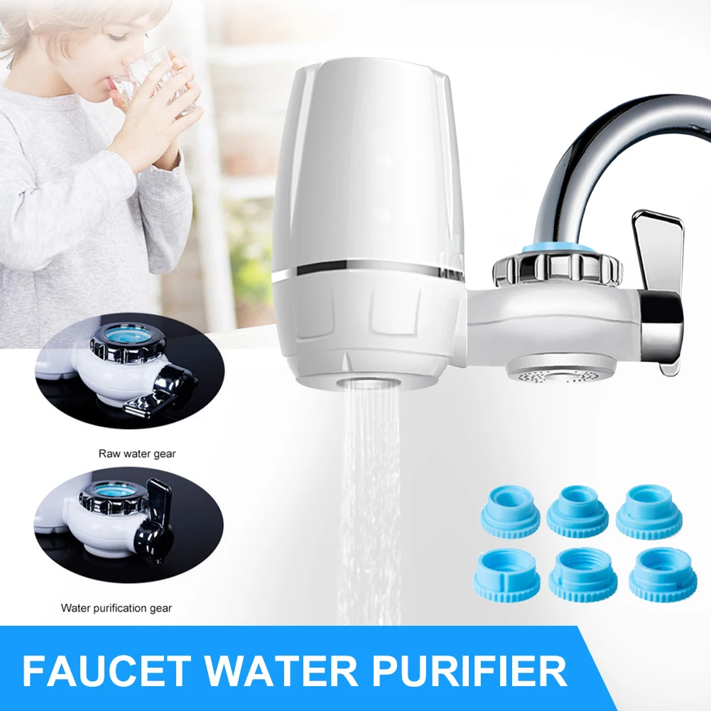 Tap Water Purifier Filter Washable Kitchen Faucet Long Lasting Ceramic Filtro Nine-Stage Clean 2 Modes Reduce Chlorine Metal
Tap Water Purifier Filter Washable Kitchen Faucet Long Lasting Ceramic Filtro Nine-Stage Clean 2 Modes Reduce Chlorine Metal