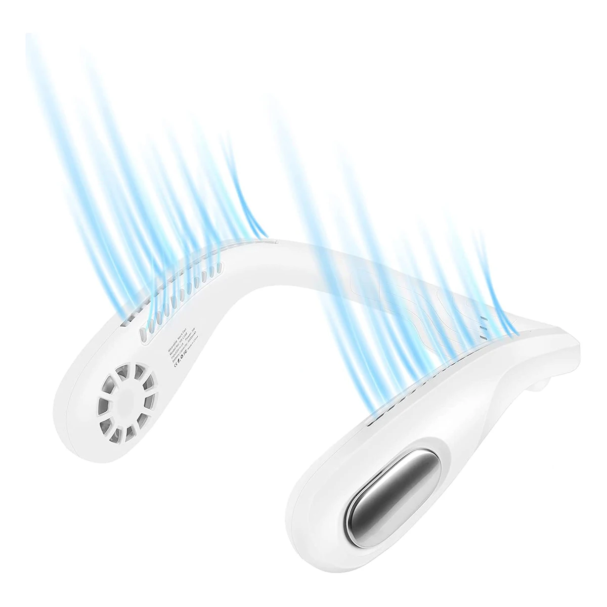 Portable Neck Fan, 2000MAh Neck Fan,Rechargeable Personal Fan,Back with Wind Hands Free Bladeless Neck Fan (White)
Portable Neck Fan, 2000MAh Neck Fan,Rechargeable Personal Fan,Back with Wind Hands Free Bladeless Neck Fan (White)
