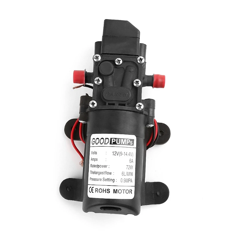12V 72W High Pressure Micro Diaphragm Water Pump Automatic Switch for Smart Type
12V 72W High Pressure Micro Diaphragm Water Pump Automatic Switch for Smart Type