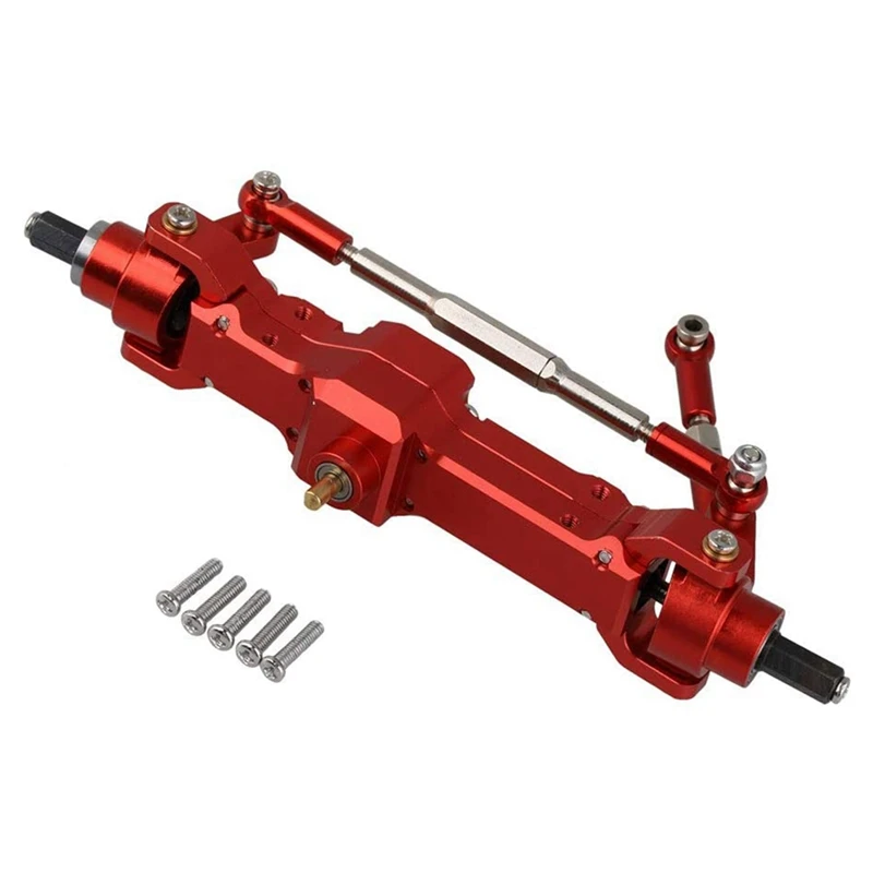 Aluminum Alloy RC1: 16 Front Axle Assembly, Used For WPL Upgrade Parts Red Model Car Accessories
Aluminum Alloy RC1: 16 Front Axle Assembly, Used For WPL Upgrade Parts Red Model Car Accessories