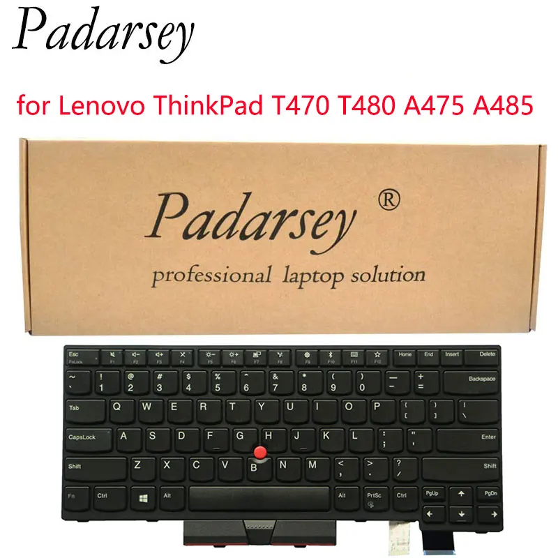 Padarsey Replacement Notebook Keyboard Compatible for Lenovo ThinkPad T470 T480 A475 A485 Laptop No Backlight
Padarsey Replacement Notebook Keyboard Compatible for Lenovo ThinkPad T470 T480 A475 A485 Laptop No Backlight