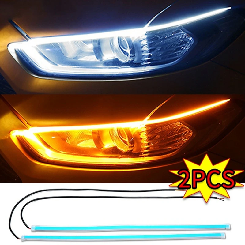 Universal Car Led DRL Daytime Running Light Strip Waterproof 30cm 45cm 60cm Flexible Soft Tube Guide Headlight LED Strip Lamp12V
Universal Car Led DRL Daytime Running Light Strip Waterproof 30cm 45cm 60cm Flexible Soft Tube Guide Headlight LED Strip Lamp12V