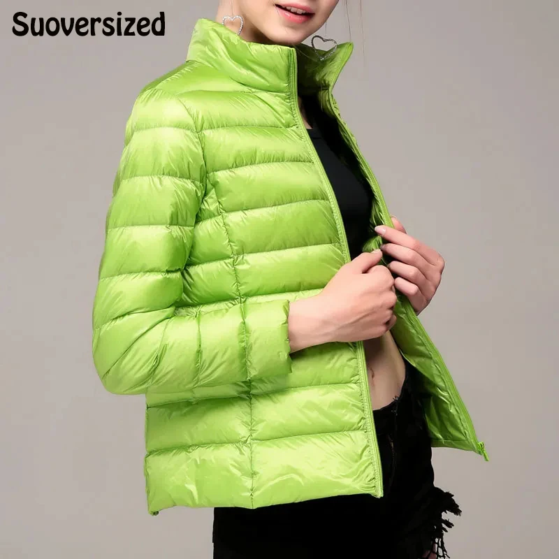 Loose Oversized 8XL Slim Stand Collar Thin Winter Jacket Women Elegant Warm White Duck Down Parkas Korean Long Sleeve Short Coat
Loose Oversized 8XL Slim Stand Collar Thin Winter Jacket Women Elegant Warm White Duck Down Parkas Korean Long Sleeve Short Coat