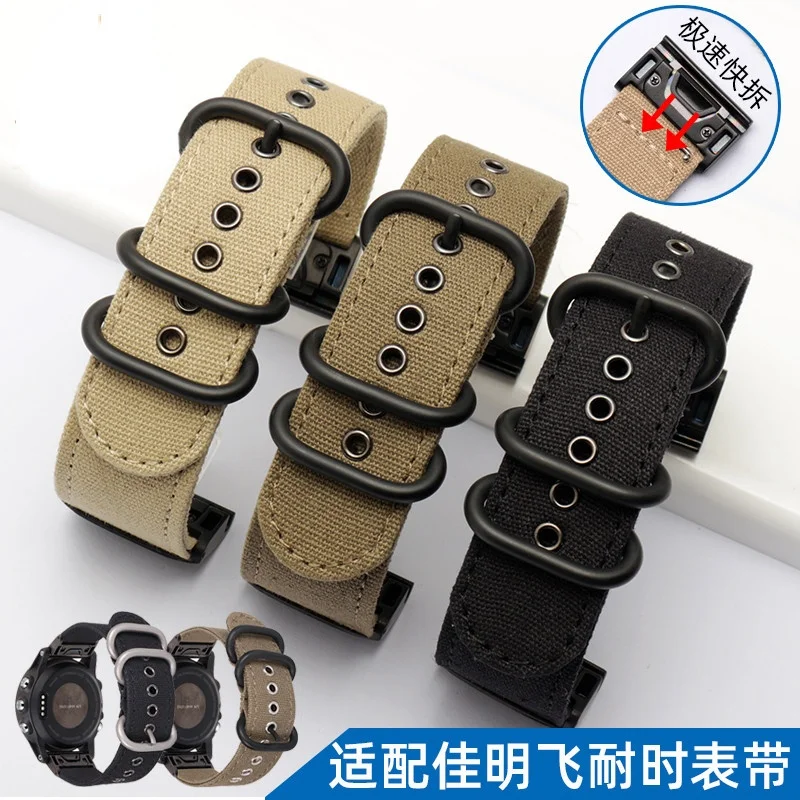 

Watch Band for Garmin Nylon Watchband Fenix Fenix5 5S 5x Fenix3 HR Quick Release Breathable Watch Strap