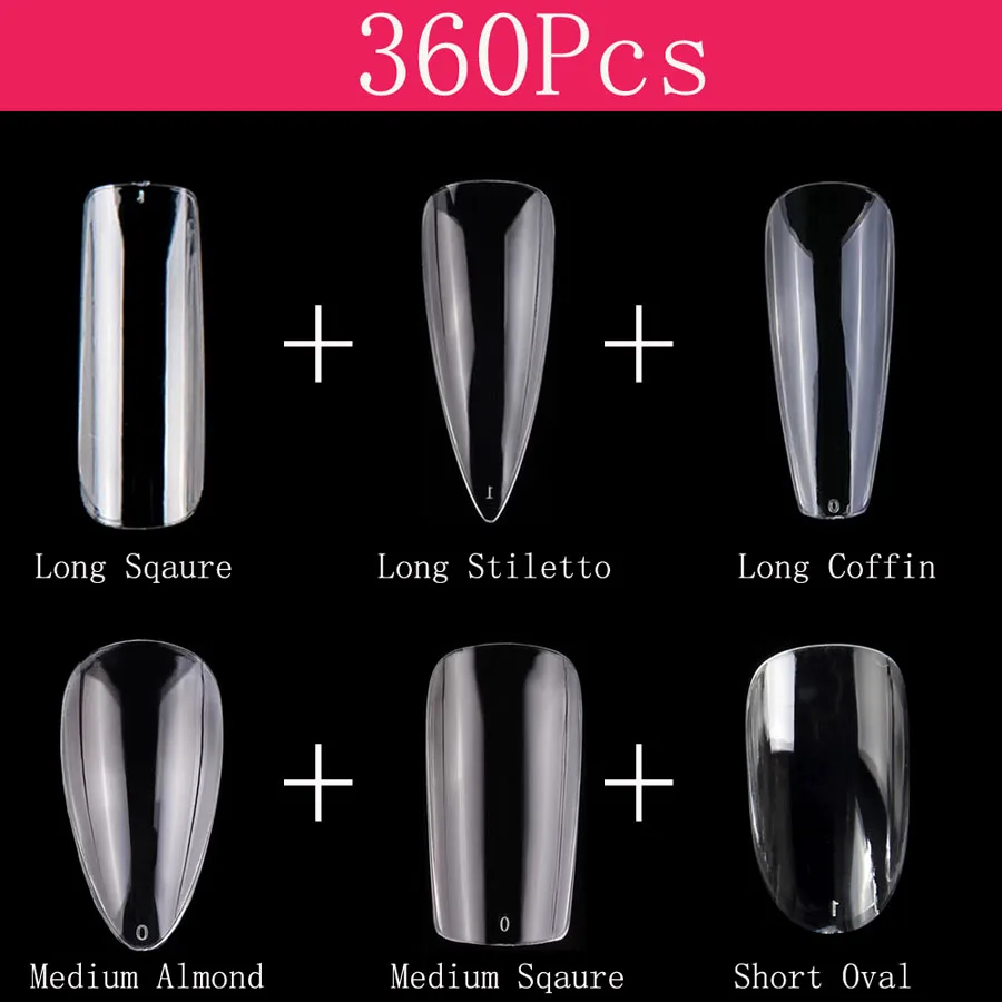 Transparent Soft Gel X Nails Tips Extension System Almond Sqaure Press On Nails Full Cover Sculpted Stiletto Coffin False Nail
Transparent Soft Gel X Nails Tips Extension System Almond Sqaure Press On Nails Full Cover Sculpted Stiletto Coffin False Nail