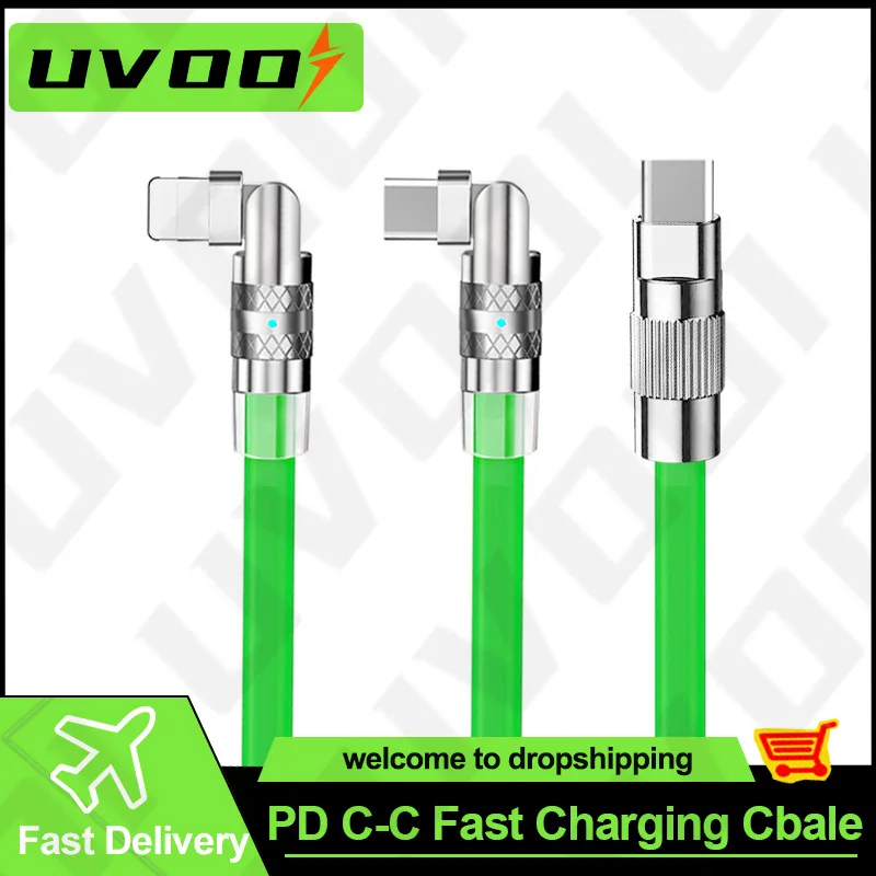 UVOOI Fast Charging Cable USB A to Type C Lightning USB C to C PD Charging Wire for iPhone 13 Pro Max Samsung Xiaomi Oneplus
UVOOI Fast Charging Cable USB A to Type C Lightning USB C to C PD Charging Wire for iPhone 13 Pro Max Samsung Xiaomi Oneplus