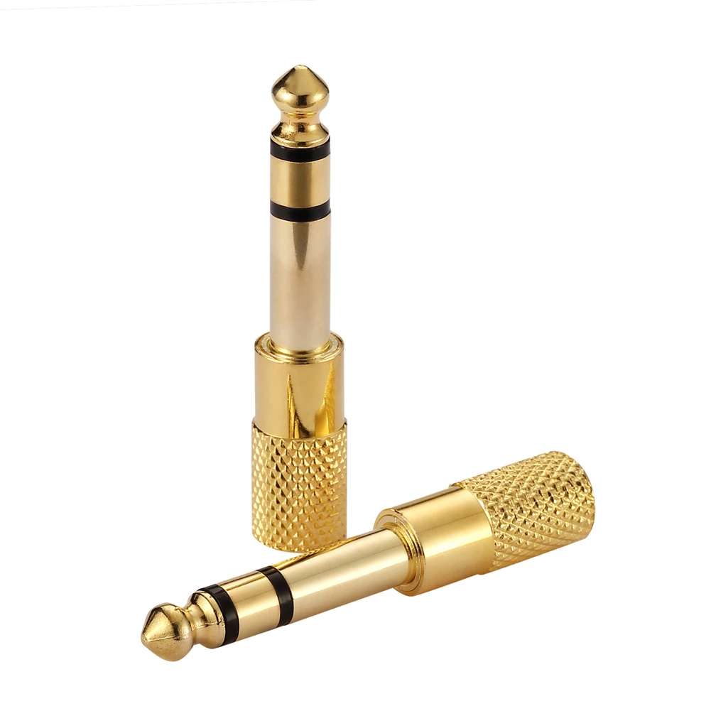 6.35mm Male To 3.5mm Female Audio Adapter 1/4 Inch Plug Headphone Connector Jack Portable Durable Instruments Accessories
6.35mm Male To 3.5mm Female Audio Adapter 1/4 Inch Plug Headphone Connector Jack Portable Durable Instruments Accessories