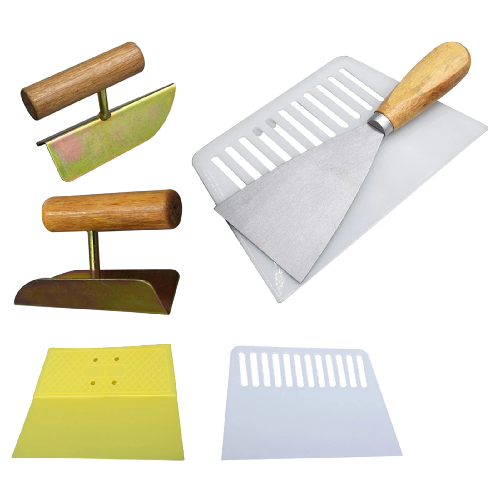 6pcs Scraper Blade Trowel Shovel Putty Tool Set Portable Home Filling Paint Professional For Construction Durable Wooden Handle
6pcs Scraper Blade Trowel Shovel Putty Tool Set Portable Home Filling Paint Professional For Construction Durable Wooden Handle