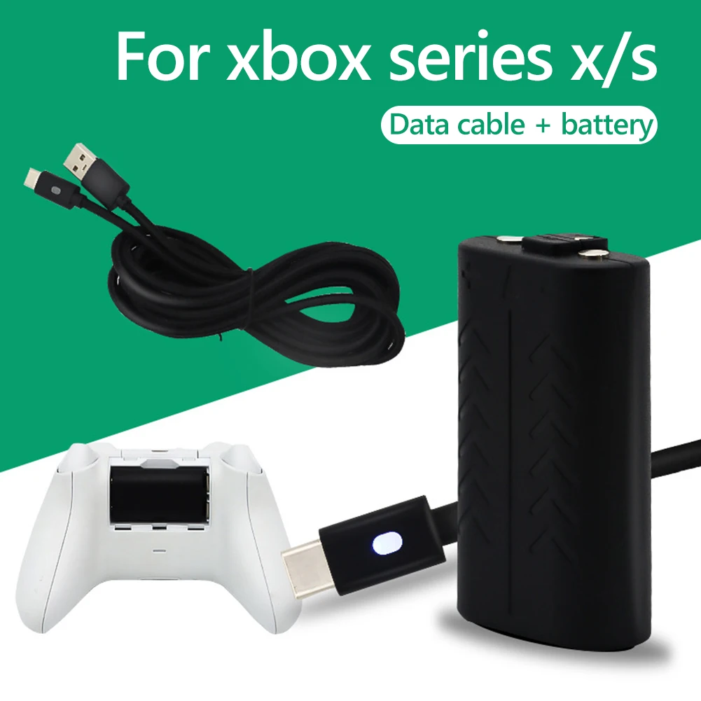 For XBOX Series S X controller rechargeable polymer battery pack 1400mAh (with 3M cable) Suitable for XBOX Series X/S Gamepad
For XBOX Series S X controller rechargeable polymer battery pack 1400mAh (with 3M cable) Suitable for XBOX Series X/S Gamepad