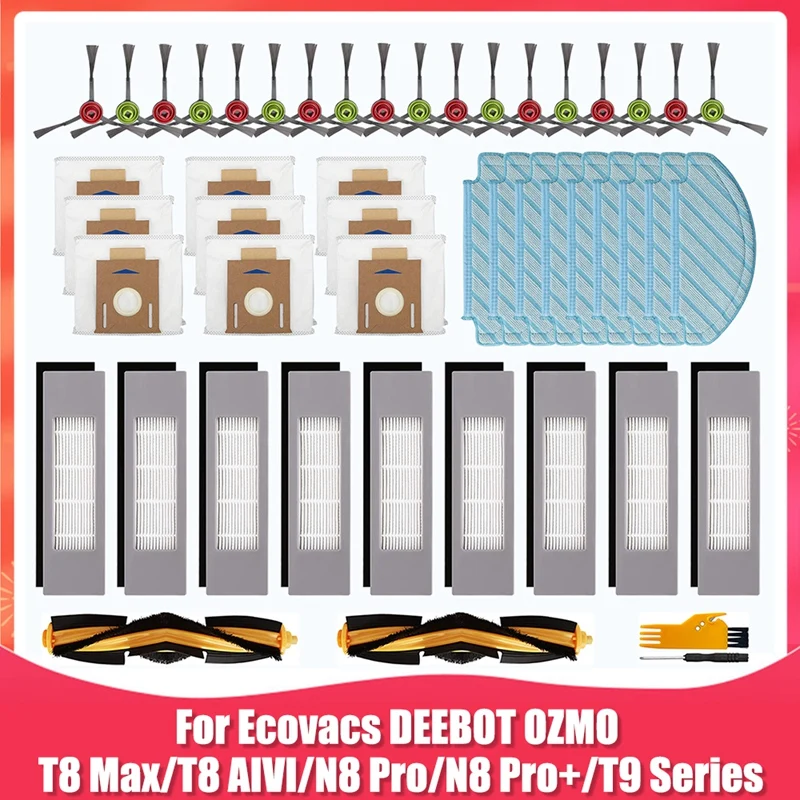 Набор запасных частей для робота-пылесоса Ecovacs DEEBOT OZMO T8 Max T8 AIVI N8 Pro N8 Pro + T8 T9
Набор запасных частей для робота-пылесоса Ecovacs DEEBOT OZMO T8 Max T8 AIVI N8 Pro N8 Pro + T8 T9