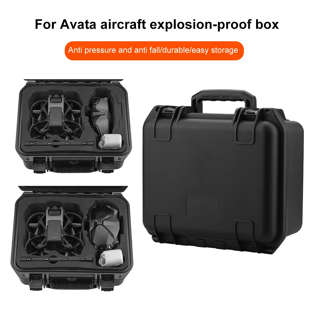 Avata Accessories Storage Case Large Capacity Hard Shell Suitcase Professional Explosion Proof Waterproof for Dji Avata New
Avata Accessories Storage Case Large Capacity Hard Shell Suitcase Professional Explosion Proof Waterproof for Dji Avata New