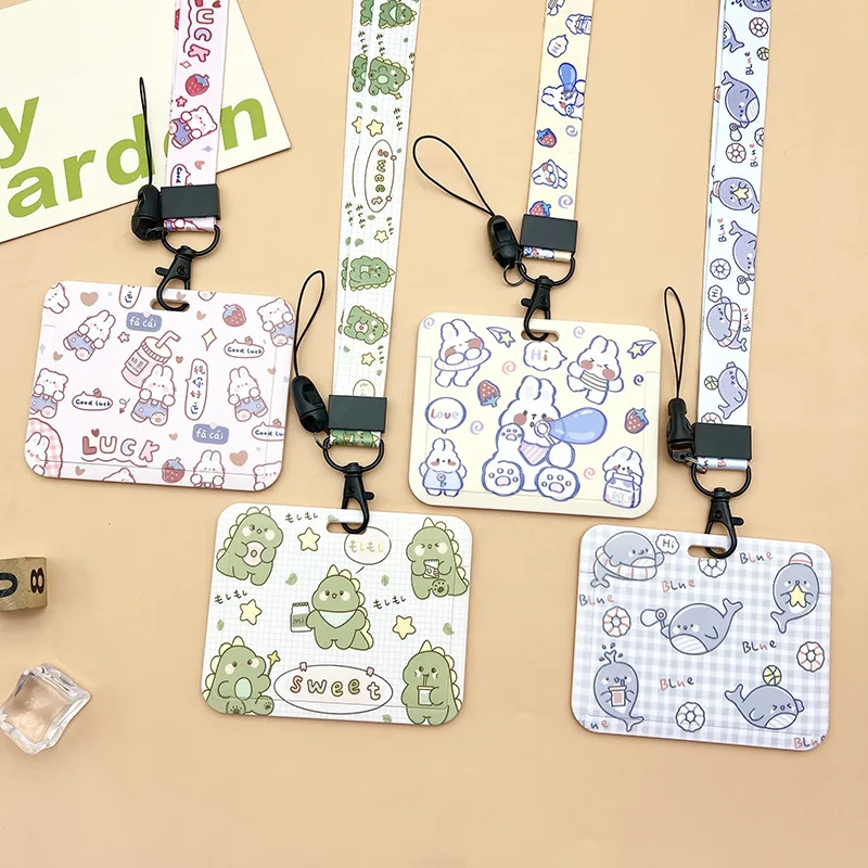 Student Cute Cartoon Lanyard Credit Card ID Holder Bag Student Unisex Bank Bus Business Card Cover Badge Holders
Student Cute Cartoon Lanyard Credit Card ID Holder Bag Student Unisex Bank Bus Business Card Cover Badge Holders