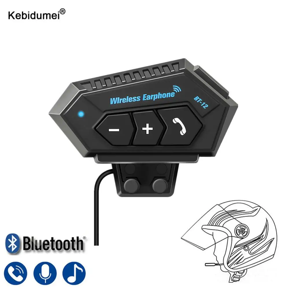 Motorcycle BT12 Helmet Headset Wireless Bluetooth Hands-free call Kit Stereo Anti-interference Waterproof Music Player Speaker
Motorcycle BT12 Helmet Headset Wireless Bluetooth Hands-free call Kit Stereo Anti-interference Waterproof Music Player Speaker