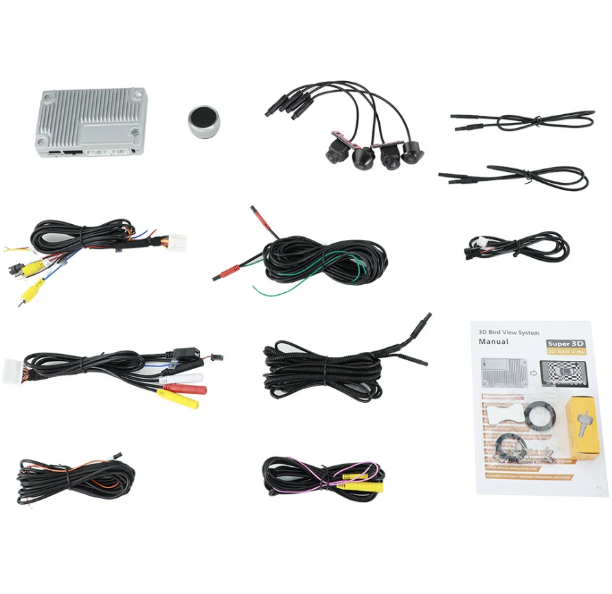 Super 3D Bird view Car panoramic camera 360 degree seamless Surround View Digital Video Recorde with 16 Memory
Super 3D Bird view Car panoramic camera 360 degree seamless Surround View Digital Video Recorde with 16 Memory