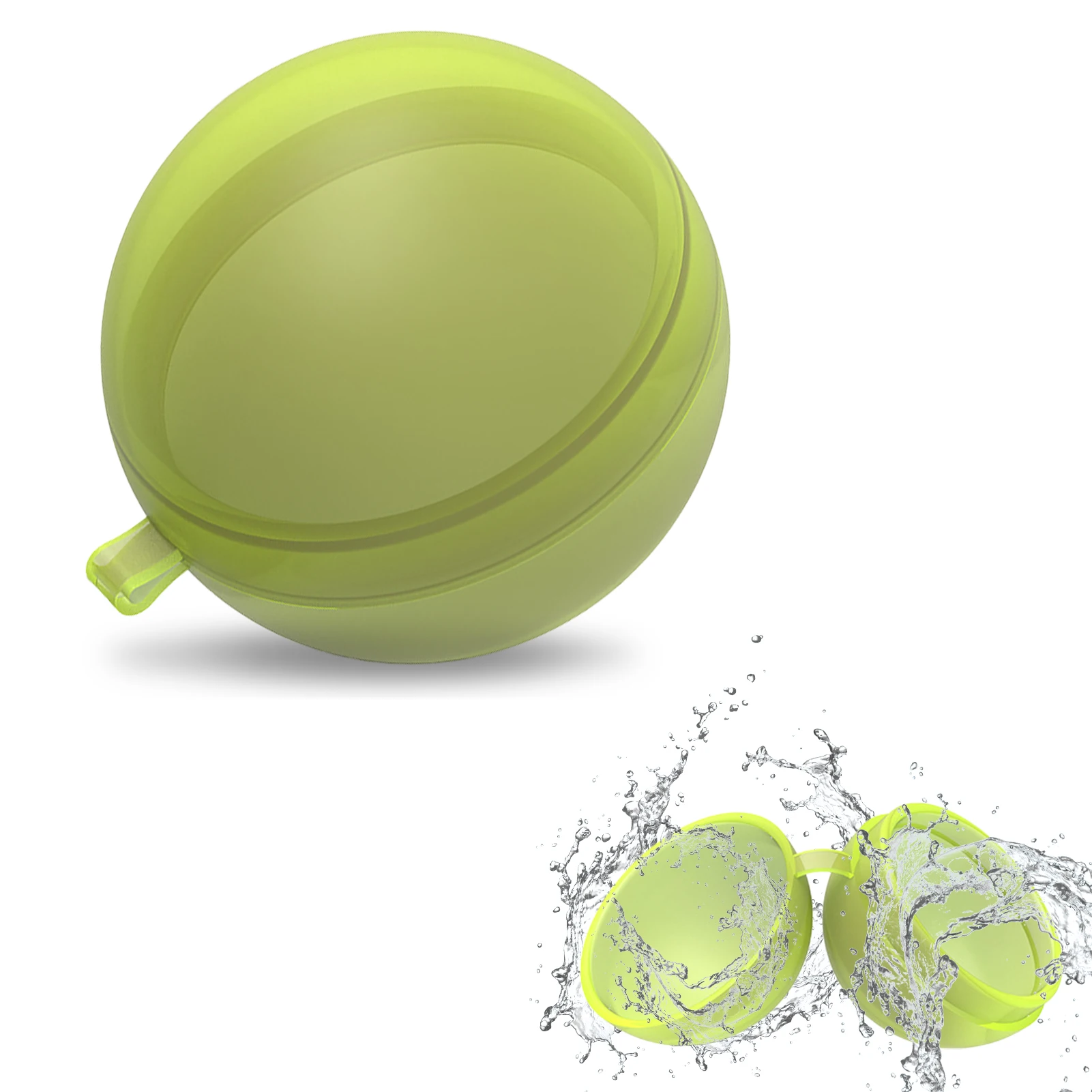Soft Silicone Water Balls Summer Outdoor Reusable Water Balloons Durable Silicone Water Splash Ball for Pool Water Fight Game
Soft Silicone Water Balls Summer Outdoor Reusable Water Balloons Durable Silicone Water Splash Ball for Pool Water Fight Game