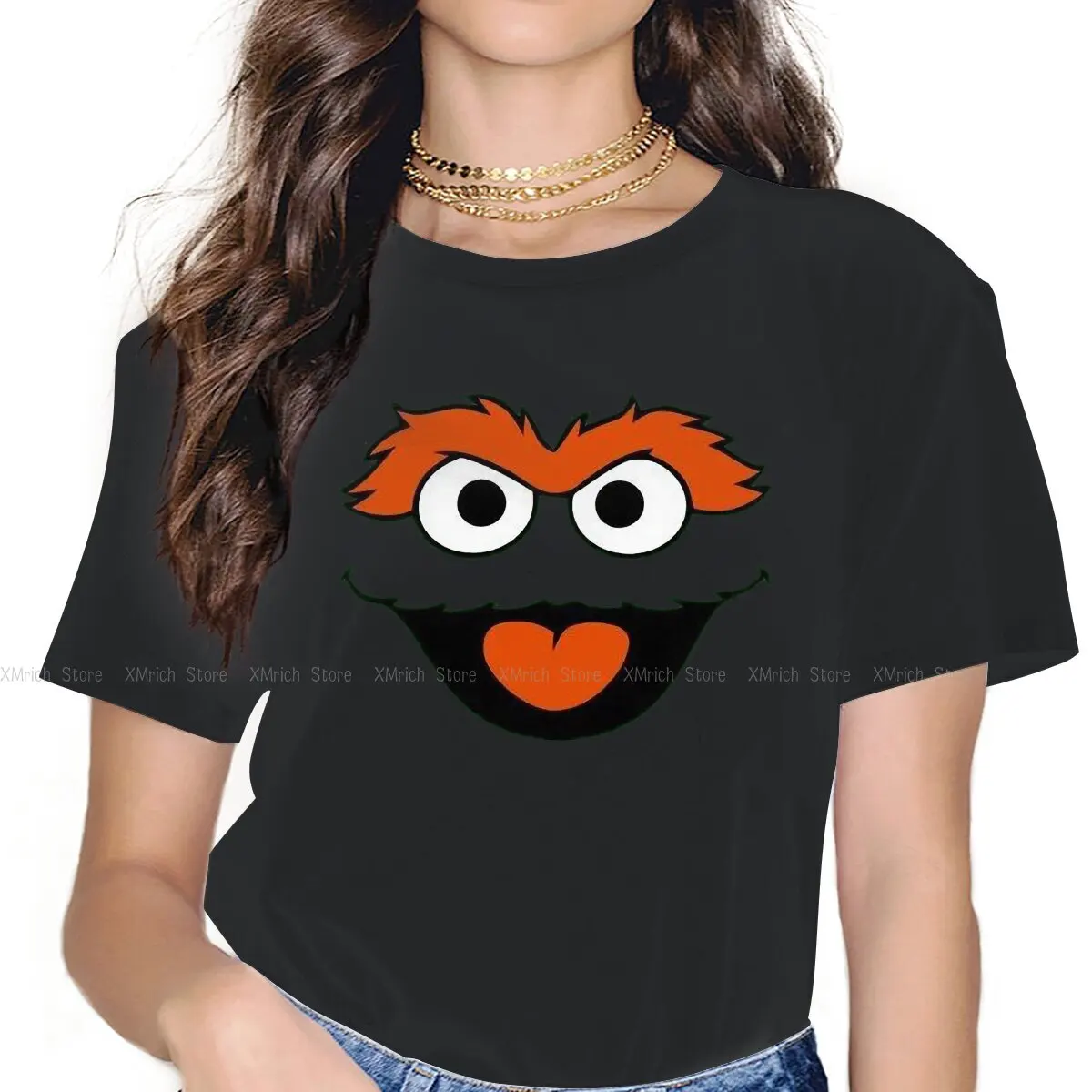 Women's Oscar the Grouch T Shirts Sesame Street 80s TV Series Pure Cotton Clothing Funny Short Sleeve Round Neck Tee Shirt
Women's Oscar the Grouch T Shirts Sesame Street 80s TV Series Pure Cotton Clothing Funny Short Sleeve Round Neck Tee Shirt