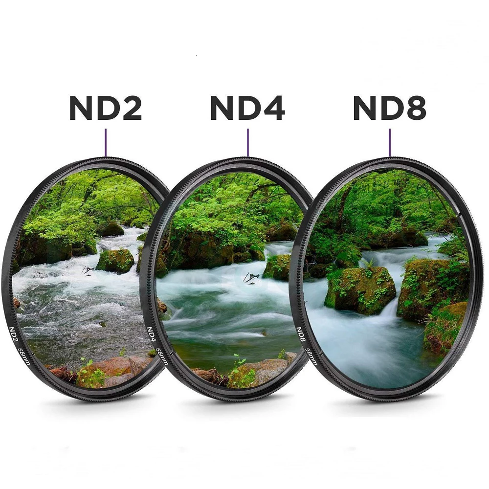 Mcoplus ND Filter ND2 ND4 ND8 Filtors Set 49mm 52mm 55mm 58mm 62mm 67mm 72mm 77mm 82mm for Canon Nikon Sony Fuji Camera
Mcoplus ND Filter ND2 ND4 ND8 Filtors Set 49mm 52mm 55mm 58mm 62mm 67mm 72mm 77mm 82mm for Canon Nikon Sony Fuji Camera