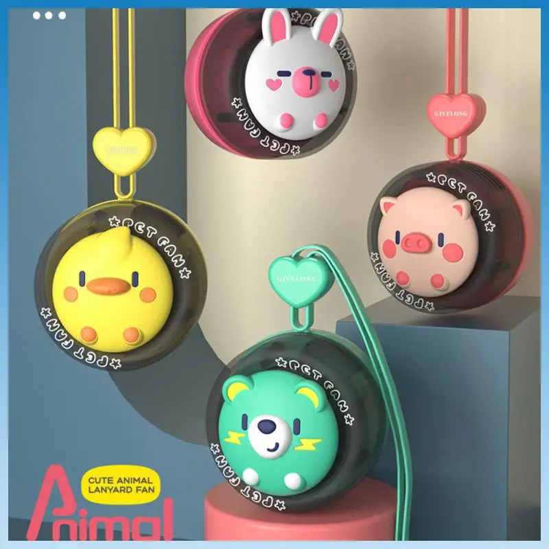 Vaneless Design Cooling Fans Mute Animal Cartoon Desktop Fans Three-gear Speed Regulation Usb Charging Handheld Fan Air Cooler
Vaneless Design Cooling Fans Mute Animal Cartoon Desktop Fans Three-gear Speed Regulation Usb Charging Handheld Fan Air Cooler
