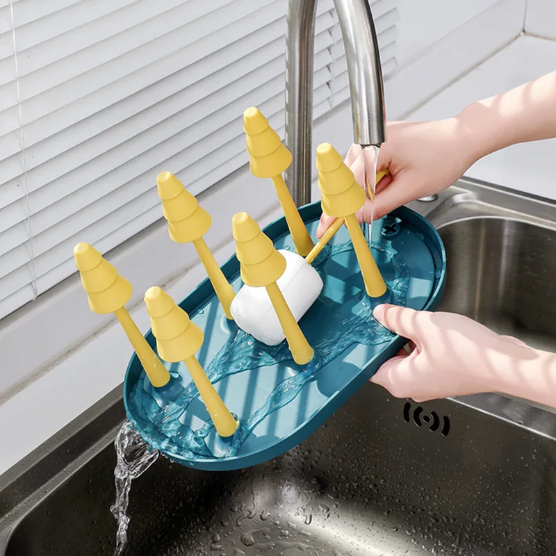 Household Drain Bottle Holder Creative Plastic Upside Down Cup Holder Drain Cup Storage Rack Multifunctional Wine Glass Holder
Household Drain Bottle Holder Creative Plastic Upside Down Cup Holder Drain Cup Storage Rack Multifunctional Wine Glass Holder