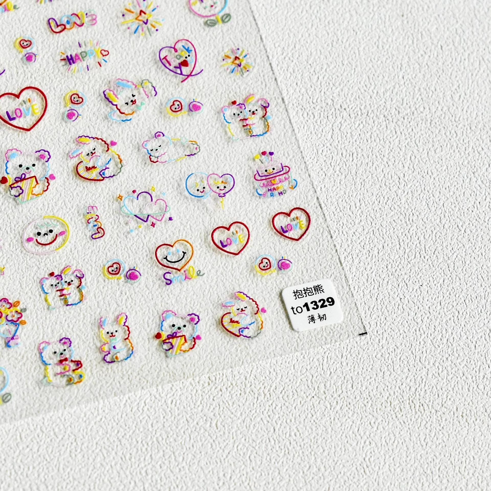 Heart Smiley Stickers for Nails Embossed Cute Nail Art Decorations Stickers Water Press on Decal Nail Art Japan Korea Manicure
Heart Smiley Stickers for Nails Embossed Cute Nail Art Decorations Stickers Water Press on Decal Nail Art Japan Korea Manicure