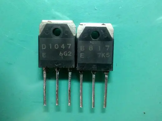 Original Used 10pairs 2SB817 2SD1047 ( 10pcs B817 + 10pcs D1047 ) TO-3P In Stock
Original Used 10pairs 2SB817 2SD1047 ( 10pcs B817 + 10pcs D1047 ) TO-3P In Stock