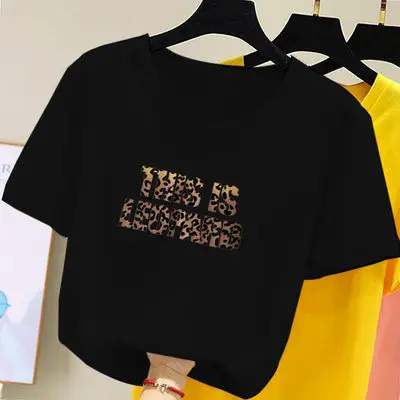 T-shirt fashion summer women's T-shirt Short Cotton for women
T-shirt fashion summer women's T-shirt Short Cotton for women