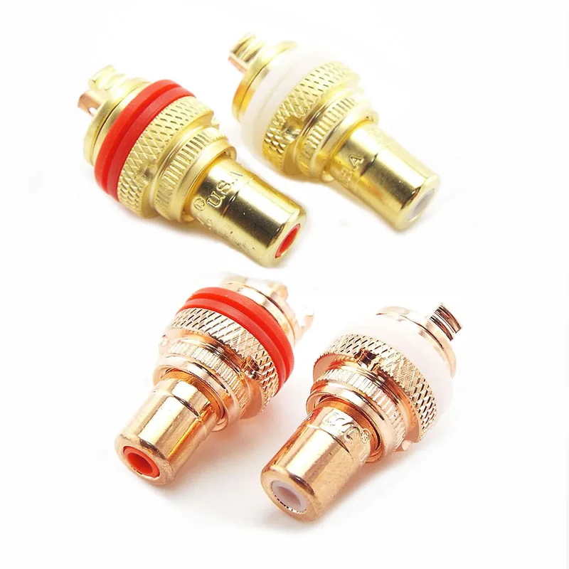 

High-end RCA Adapter Jack HIFI Terminals Pom Insulation Socket AV Terminal Phono Audio Video Connector