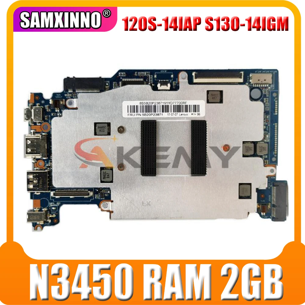 Материнская плата для ноутбука Lenovo 120S-14IAP, процессор N3450 RAM 2 Гб с интерфейсом M2 HDD, протестирована на 100%
Материнская плата для ноутбука Lenovo 120S-14IAP, процессор N3450 RAM 2 Гб с интерфейсом M2 HDD, протестирована на 100%